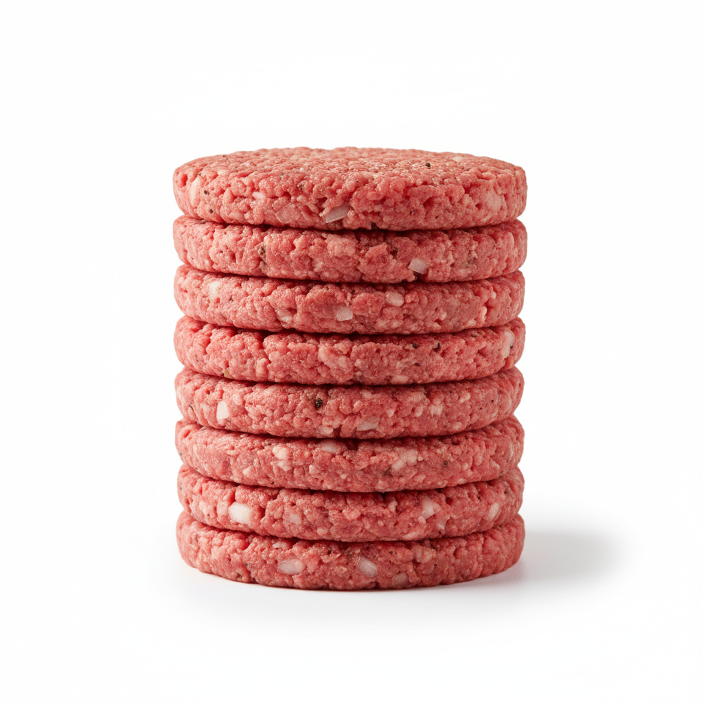 Beef Burger Patties (10 × 100g)