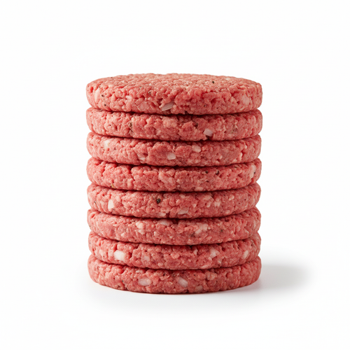 Beef Burger Patties (10 × 100g)